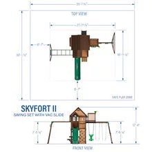Skyfort ii with wave slide