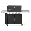 Nexgrill 4-Burner Propane GAS Grill in Black with Side Burner and Stainless Steel Main Lid