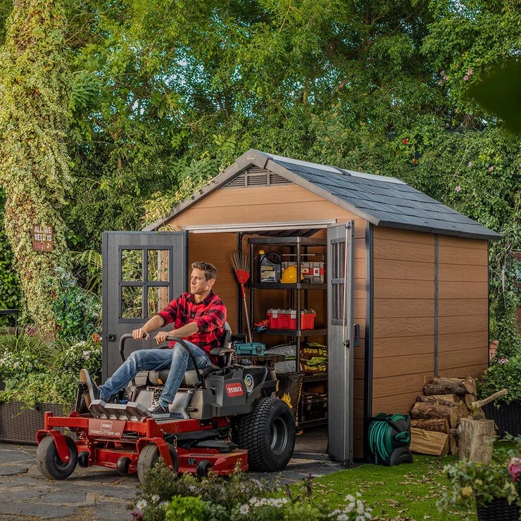 Keter Newton 7ft 6″ x 9ft 5″ (2.3 x 2.9m) Storage Shed