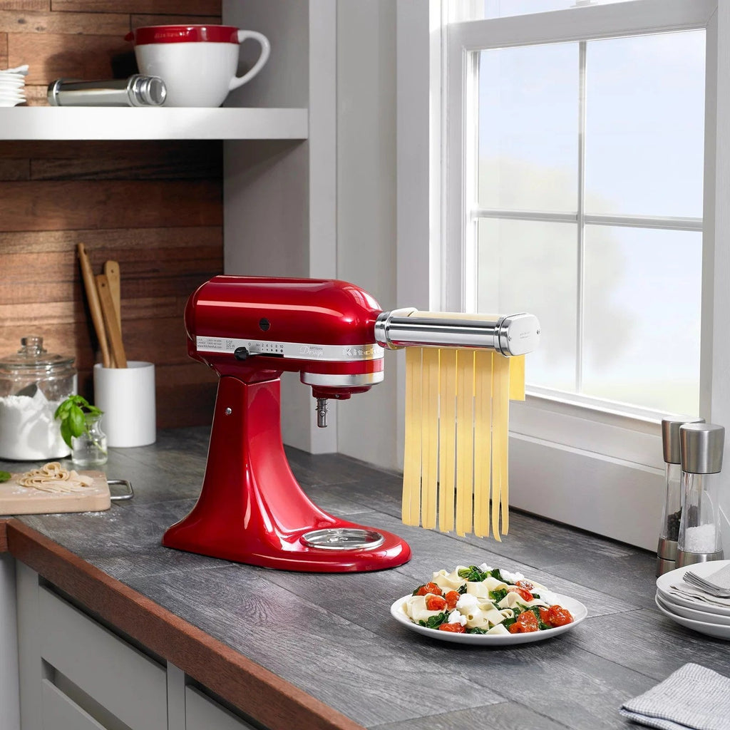 KSMPRA Pasta Roller Attachments for Most KitchenAid Stand Mixers – Stainless-Steel