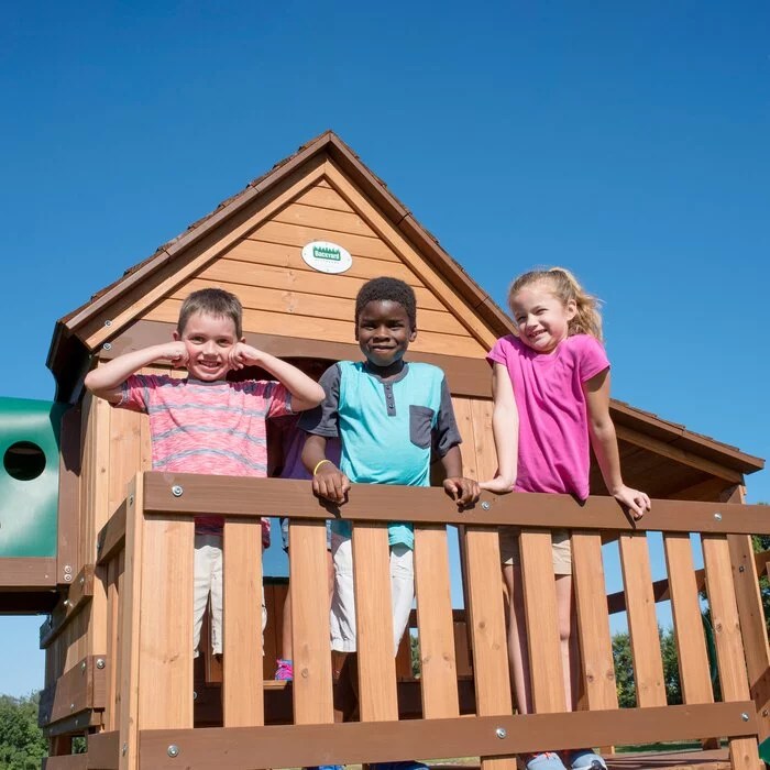 Woodridge Elite All Cedar Wooden Swing Set