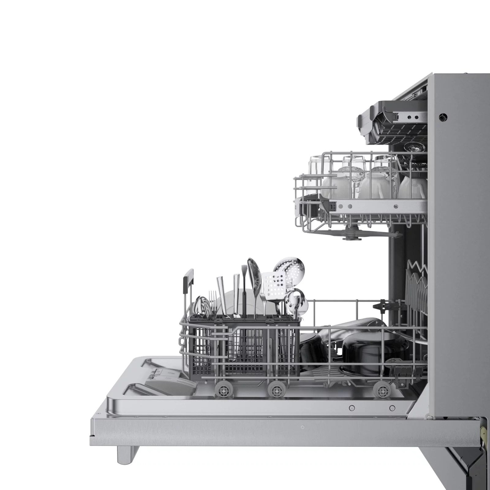 Bosch 800 Series 18″ Stainless Steel Built in Dishwasher-SPX68B55UC